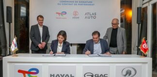 TotalEnergies Marketing Tunisie, ATLAS AUTO et ASIAN AUTO renouvellent leur partenariat pour la fourniture des lubrifiants TotalEnergies